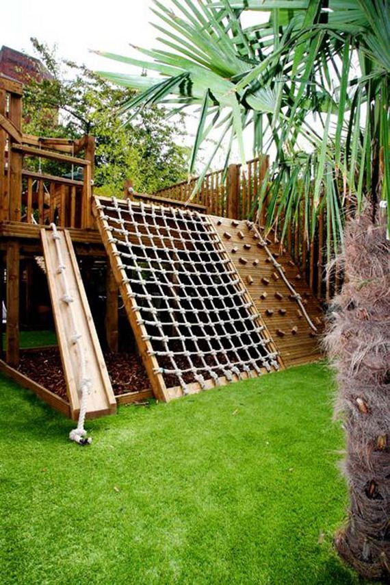 Diy Backyard Playgrounds
 How to Turn The Backyard Into Fun and Cool Play Space for