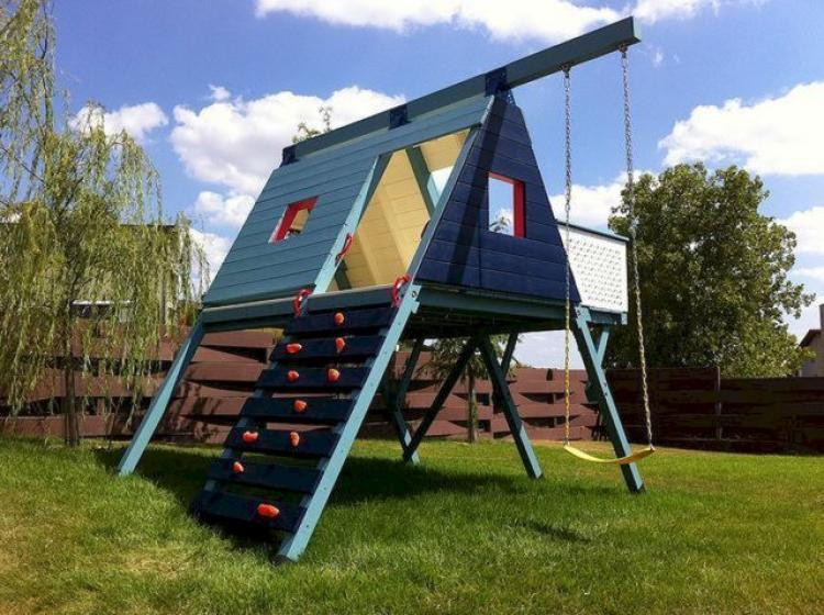 Diy Backyard Playgrounds
 30 DIY Backyard Playground Landscaping Ideas