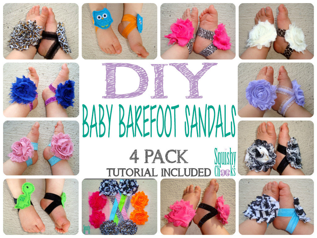 Diy Barefoot Sandals Baby
 DIY Baby Barefoot Sandal Kit Make your own by