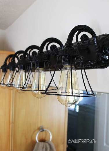 Diy Bathroom Light
 DIY Light Fixtures You Can Make for Cheap Bob Vila