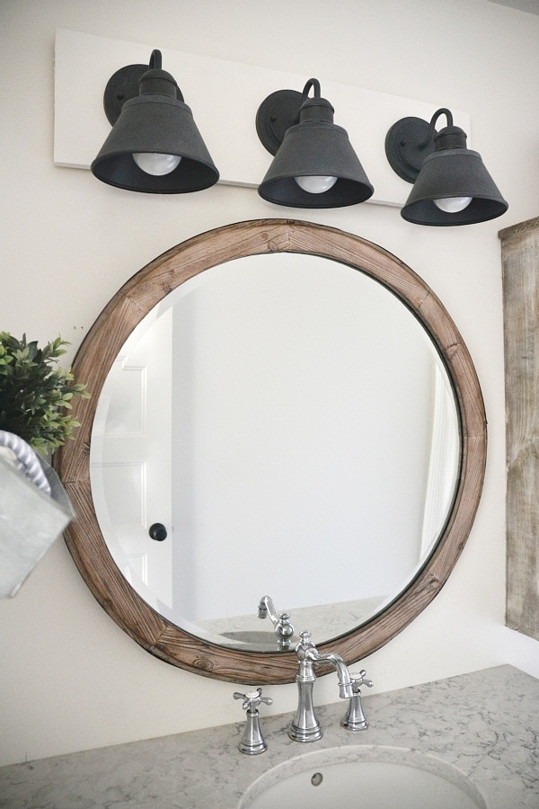 Diy Bathroom Light
 DIY Farmhouse Bathroom Vanity Light Fixture Liz Marie Blog