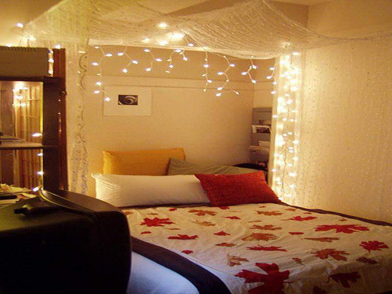 Diy Bedroom Canopy With Lights
 25 Dreamy DIY Canopy Beds to Transform Your Bedrooms with