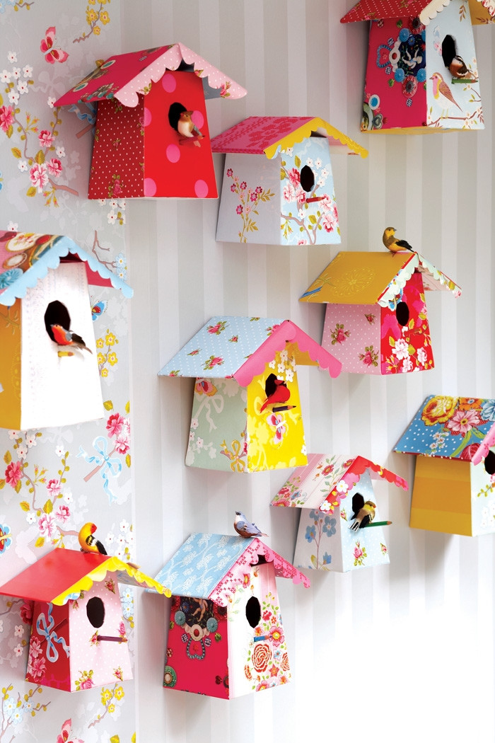 DIY Birdhouse For Kids
 kids decor diy paper birdhouse