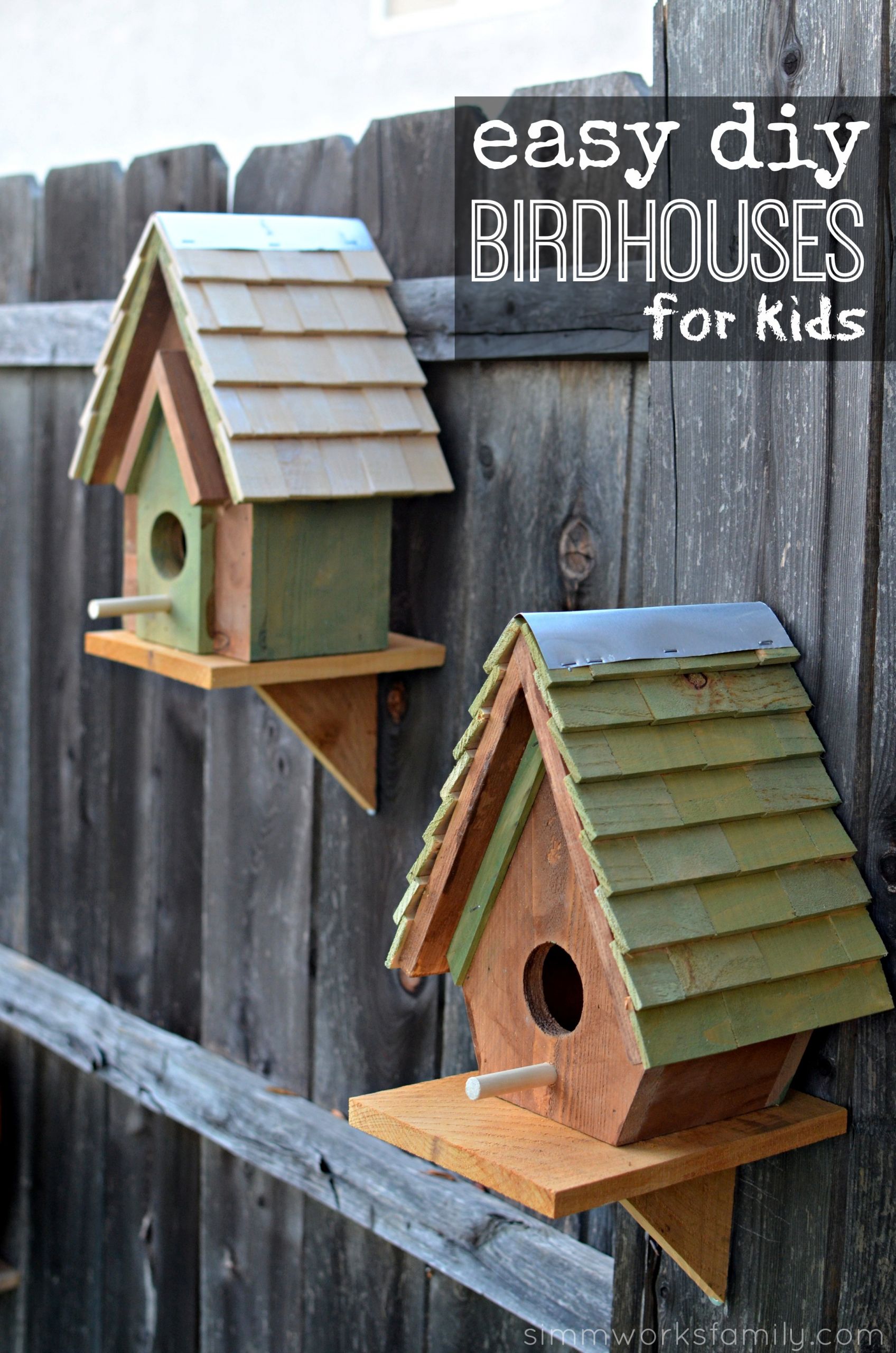 DIY Birdhouses For Kids
 DIY Birdhouses Turning Inspiration into Reality