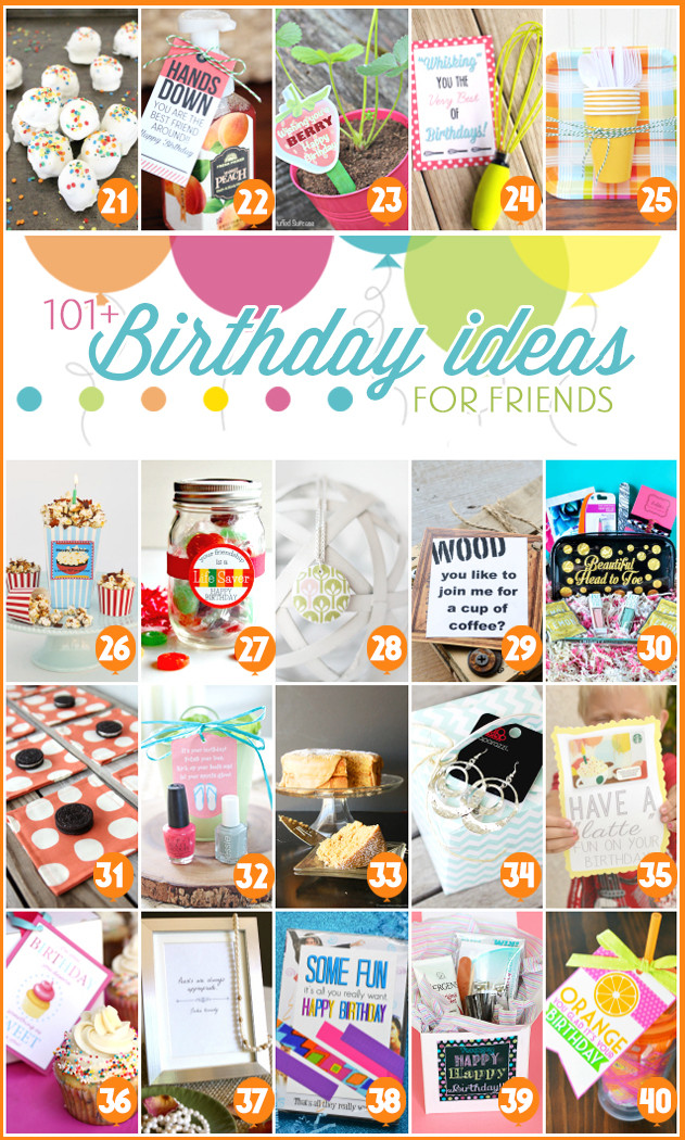 DIY Birthday Gifts For Friend
 101 Creative & Inexpensive Birthday Gift Ideas