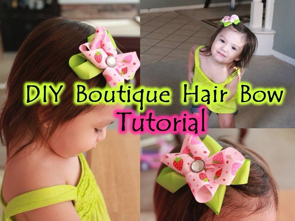 DIY Boutique Hair Bow
 DIY Boutique Hair Bow