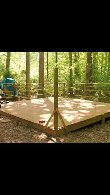 DIY Boxing Ring
 Pic of diy wrestling ring for Bumper Ball Wrestling