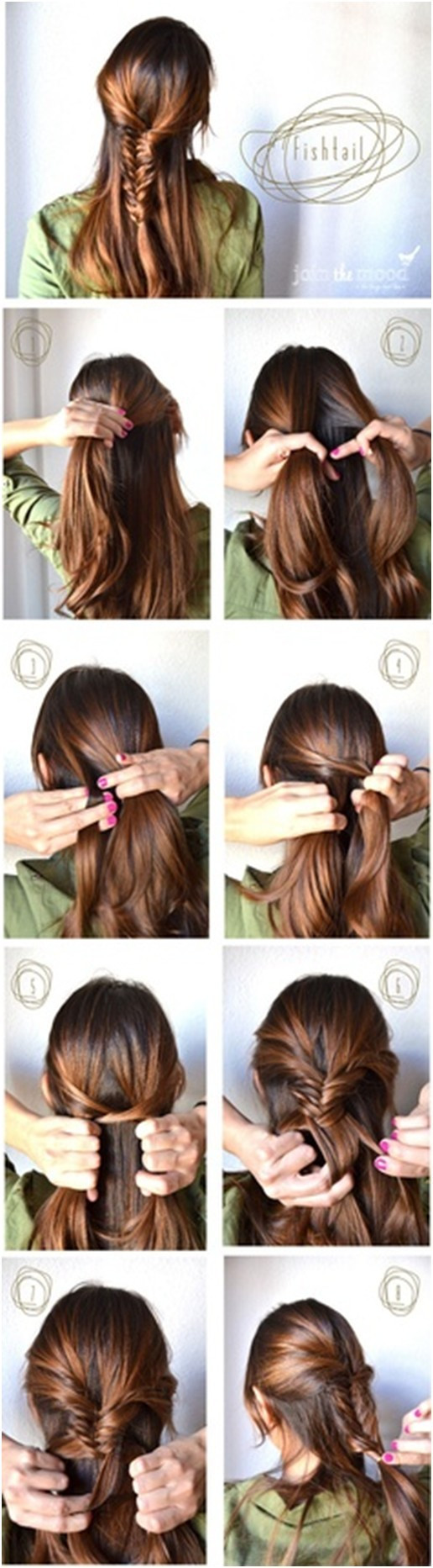 DIY Braid Hair
 Fishtail Braided Hairstyles Tutorials Trendy Hairstyles