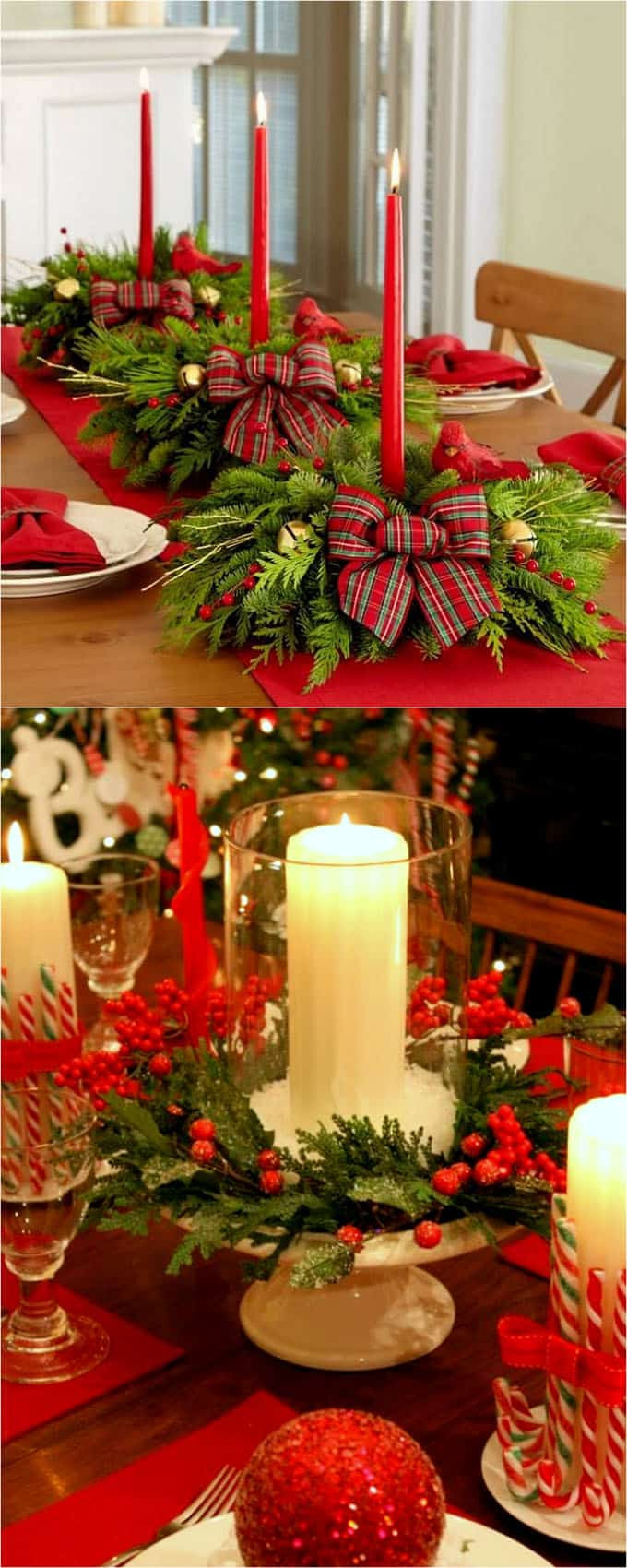 DIY Christmas Centerpieces Ideas
 27 Gorgeous DIY Thanksgiving & Christmas Table Decorations