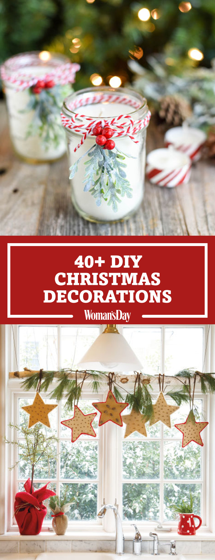 DIY Christmas Centerpieces Ideas
 47 Easy DIY Christmas Decorations Homemade Ideas for