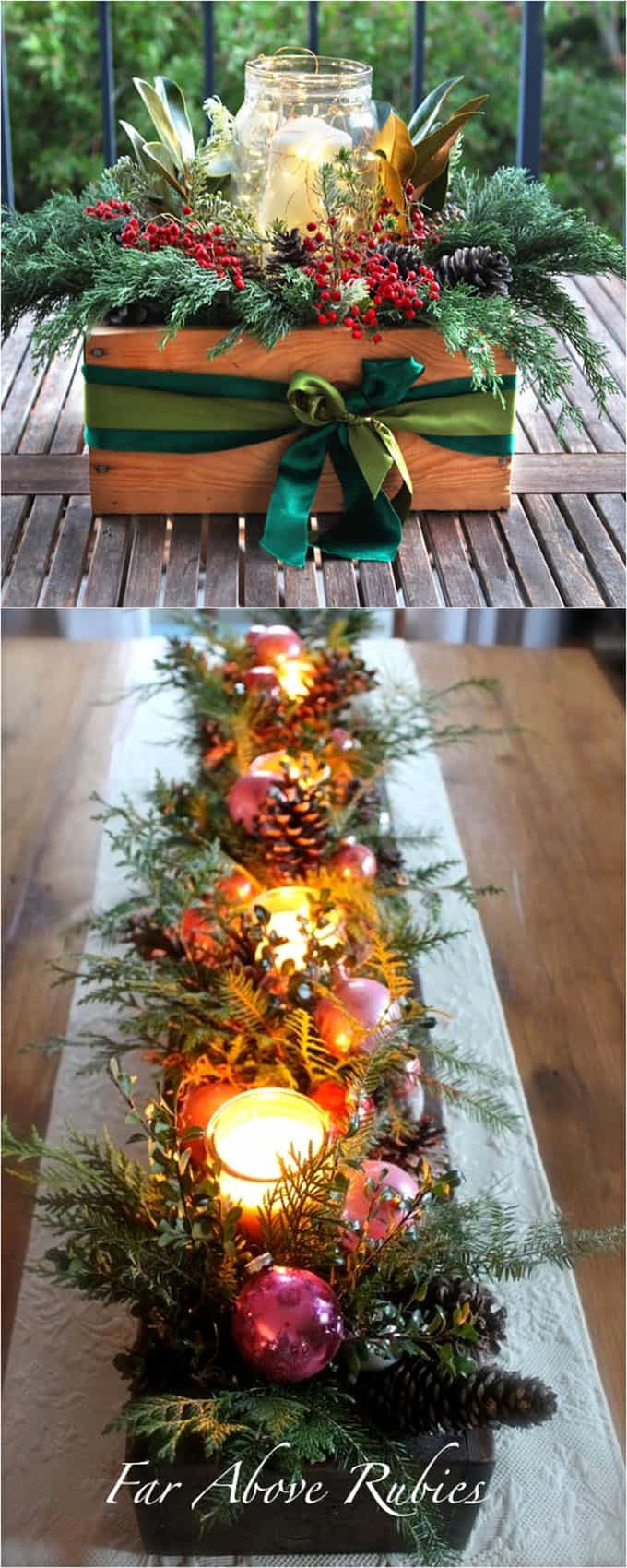 DIY Christmas Centerpieces Ideas
 27 Gorgeous DIY Thanksgiving & Christmas Table Decorations