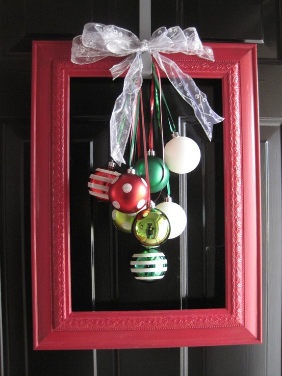 DIY Christmas Frames
 creatively christy Lovely Little Framed Ornaments