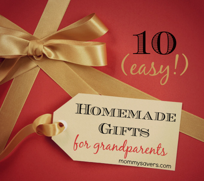 DIY Christmas Gifts For Grandparents
 Homemade Gifts for Grandparents Ten Easy Ideas