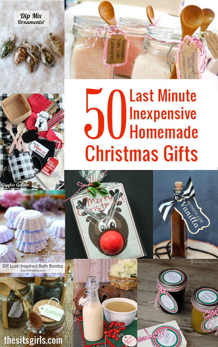DIY Christmas Presents
 50 Last Minute Inexpensive Homemade Christmas Gifts
