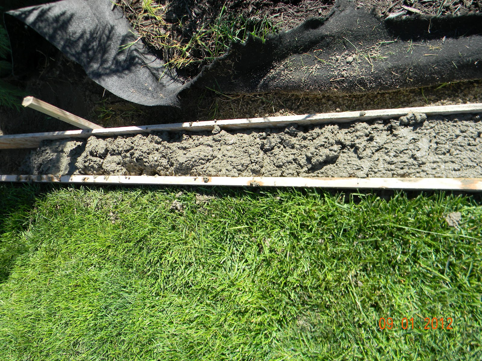 Diy Concrete Landscape Edging
 Home Is Where They Love You DIY Landscaping Curb