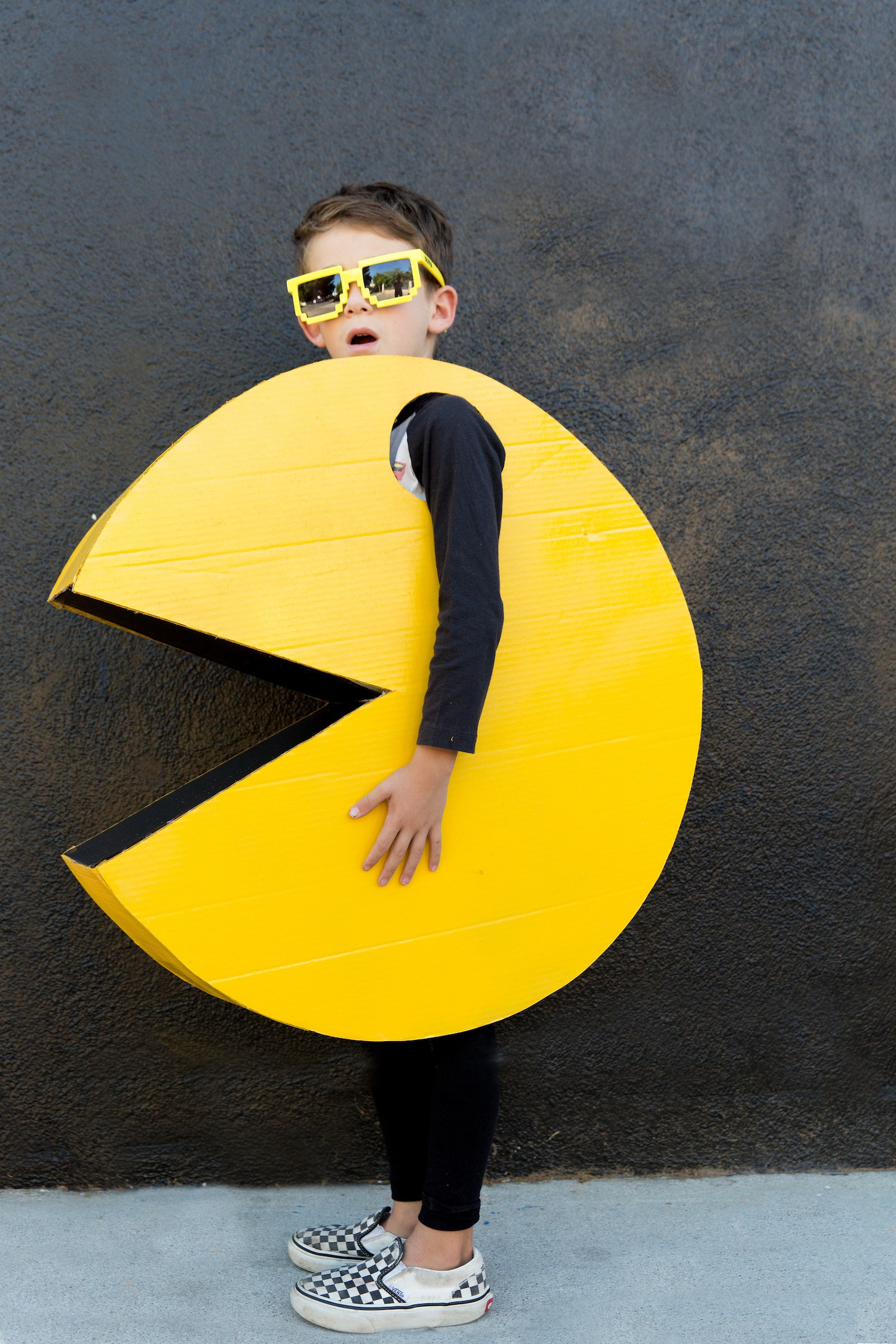 DIY Costume Kids
 DIY Kids PAC MAN Halloween Costume The Effortless Chic