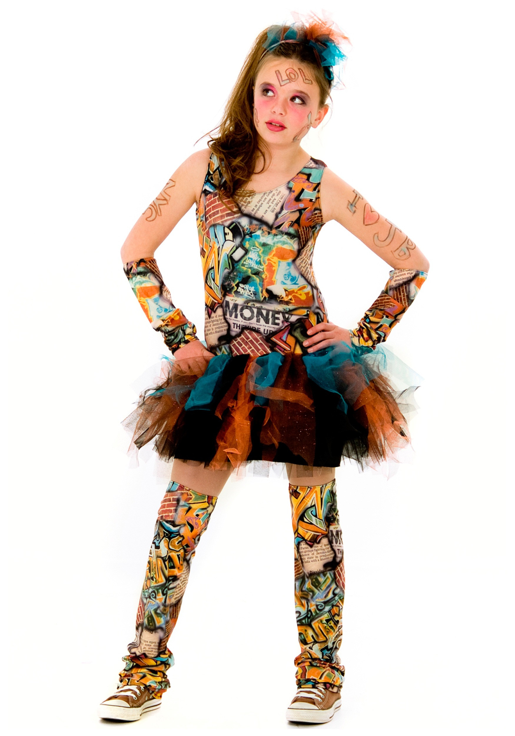 DIY Costumes For Tweens
 Tween Graffiti Girl Costume