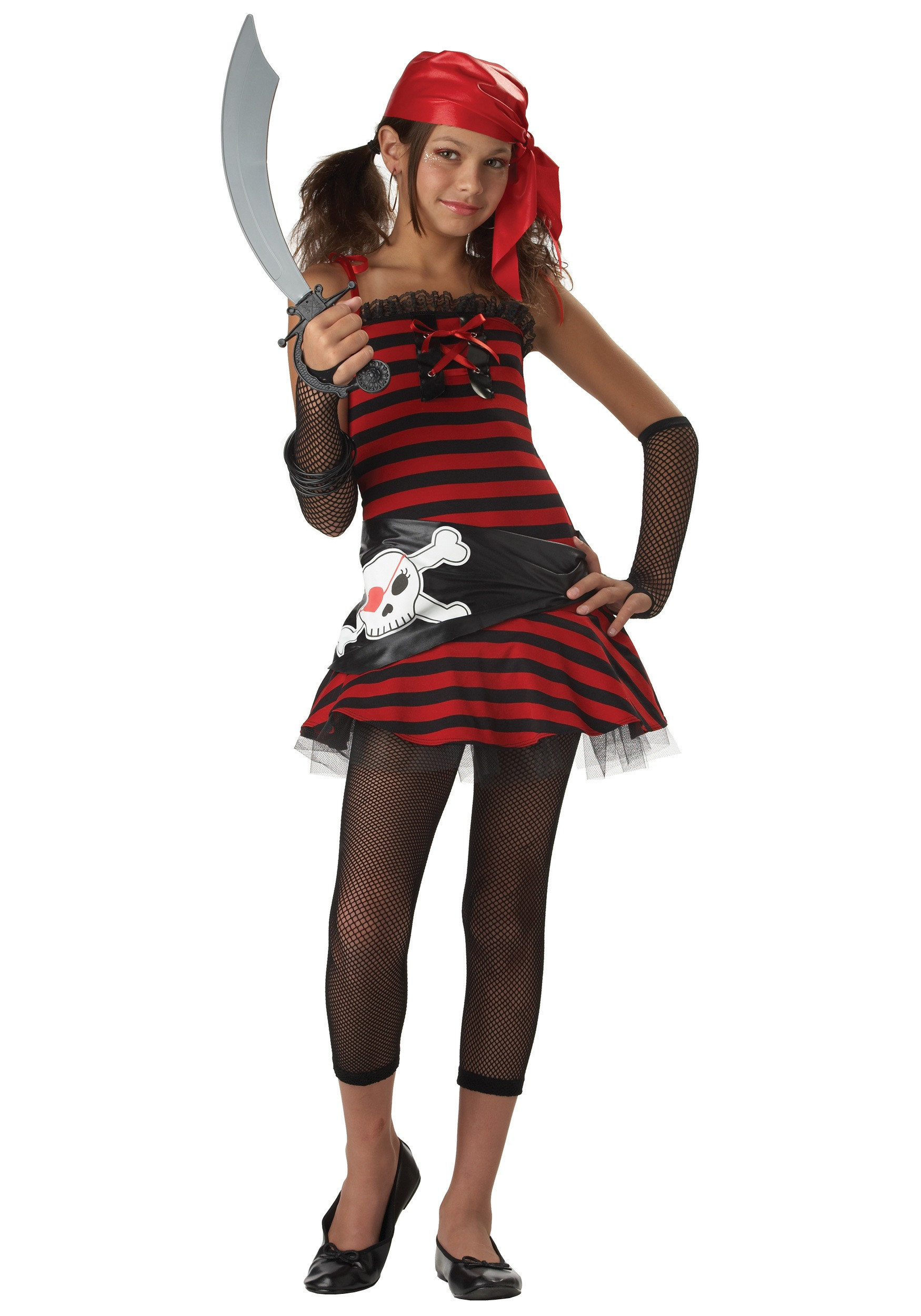 DIY Costumes For Tweens
 Tween Pirate Cutie Costume
