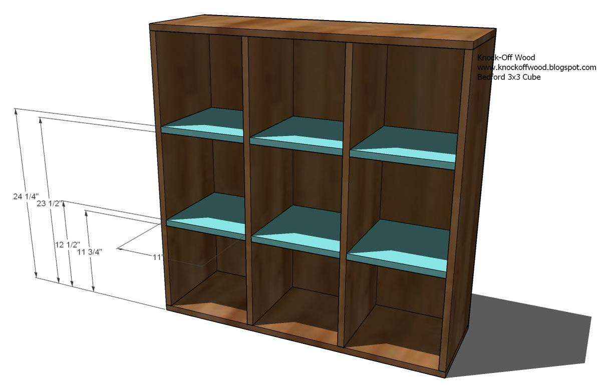 DIY Cubbies Plans
 Ana White