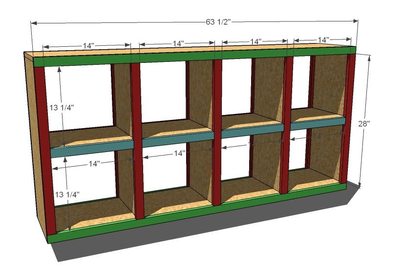 DIY Cubbies Plans
 Free How to build cubby shelves Bo wood