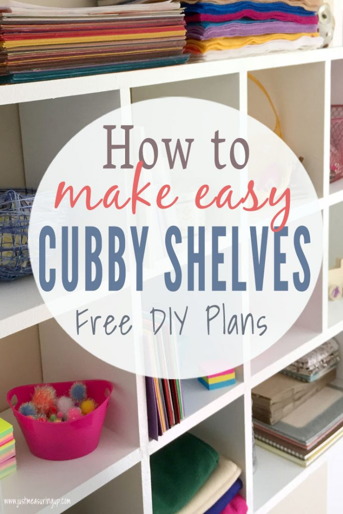 DIY Cubbies Plans
 How to Build DIY Cubby Shelves that Mount