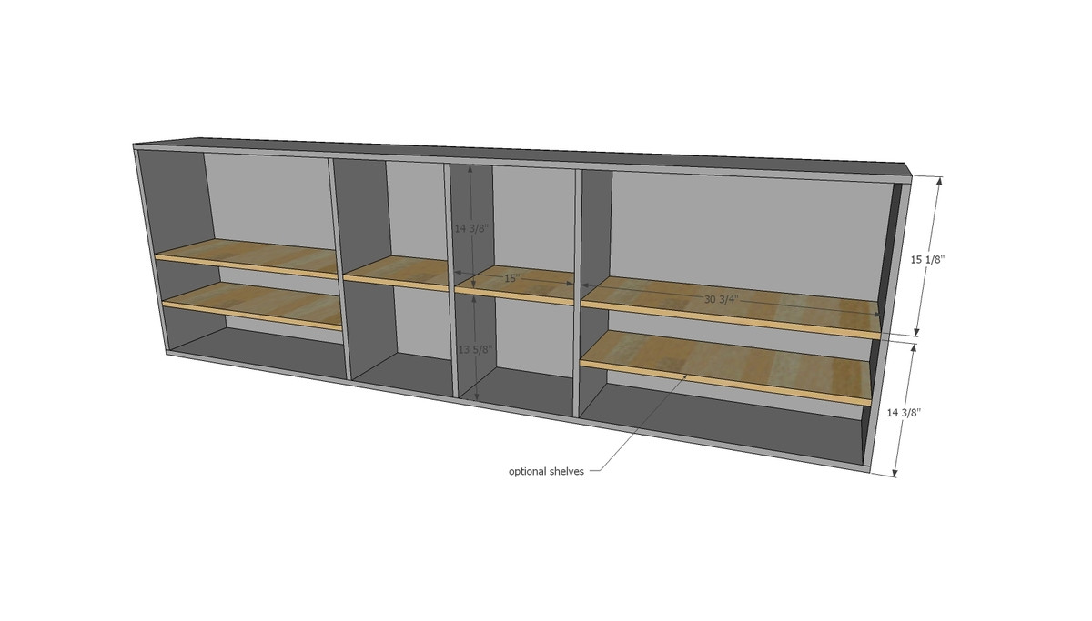 DIY Cubbies Plans
 Ana White