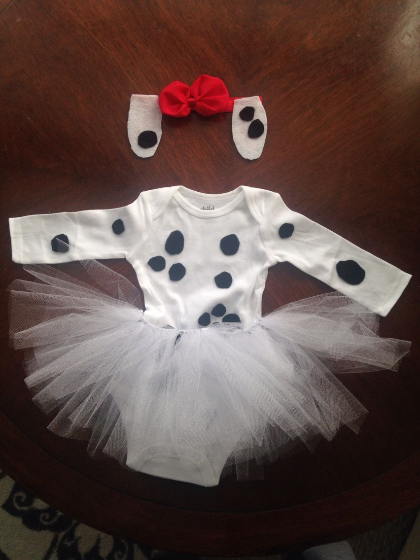 DIY Dalmatian Costume Baby
 DIY Dalmatian costume for baby