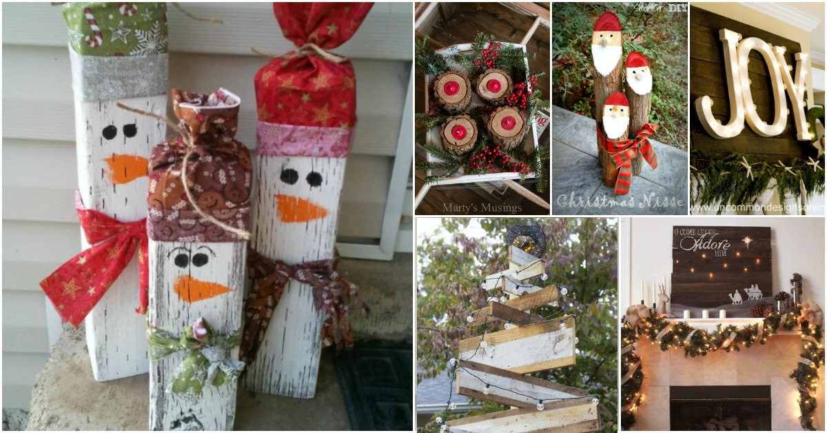 DIY Decorating For Christmas
 25 Reclaimed Wood Christmas Decorations to Add Rustic