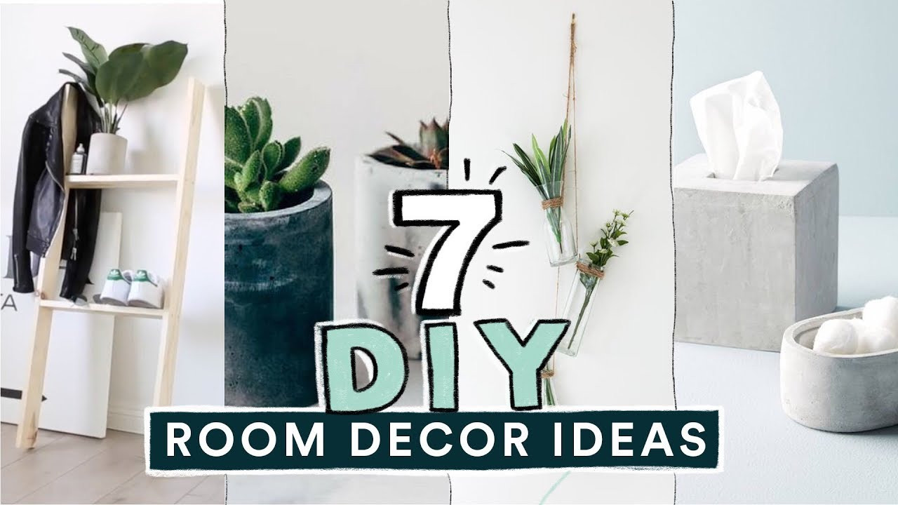 DIY Decorating Pinterest
 7 DIY EASY ROOM DECOR IDEAS Pinterest Inspired Lone