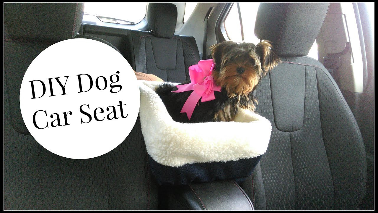 DIY Dog Booster Seat
 DIY Dog Car Seat Tutorial