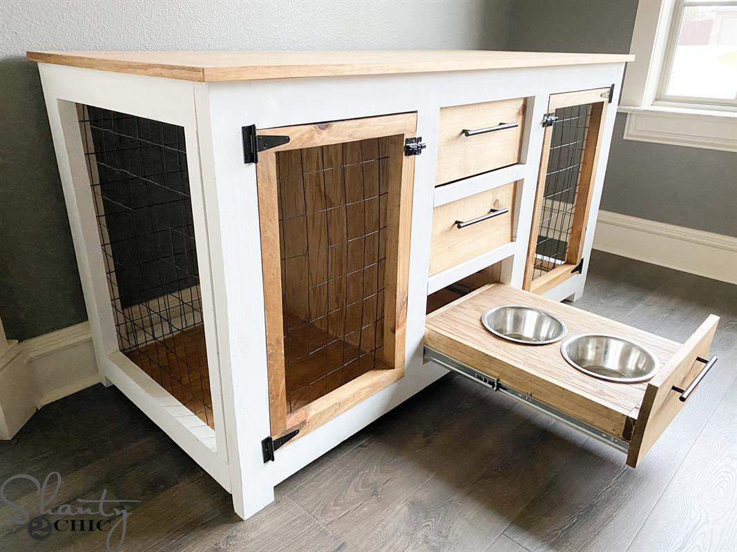 DIY Dog Cages
 DIY Dog Crate Console buildsomething