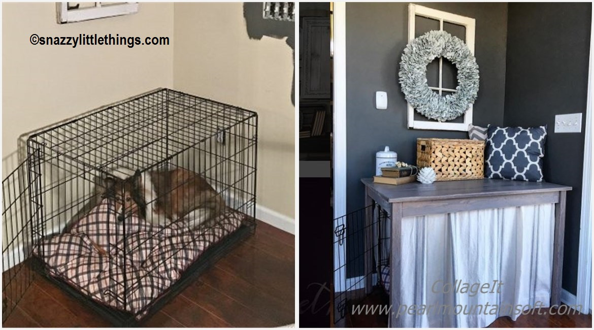 DIY Dog Cages
 DIY Dog Cage Cover Up Tutorial DIY Home Tutorials