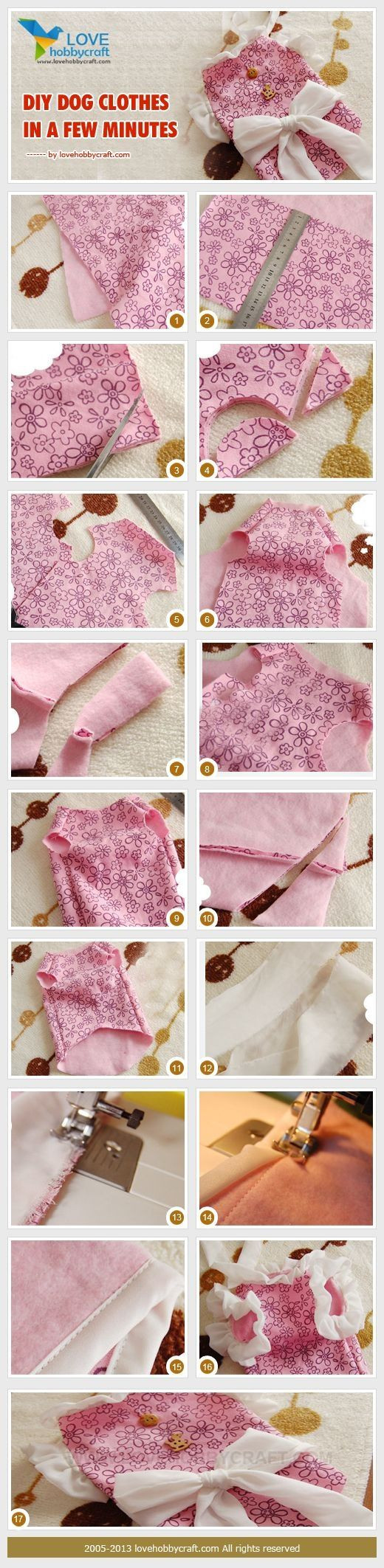 Diy Dog Clothes From Baby Clothes
 DIY dog clothes in a few minutes