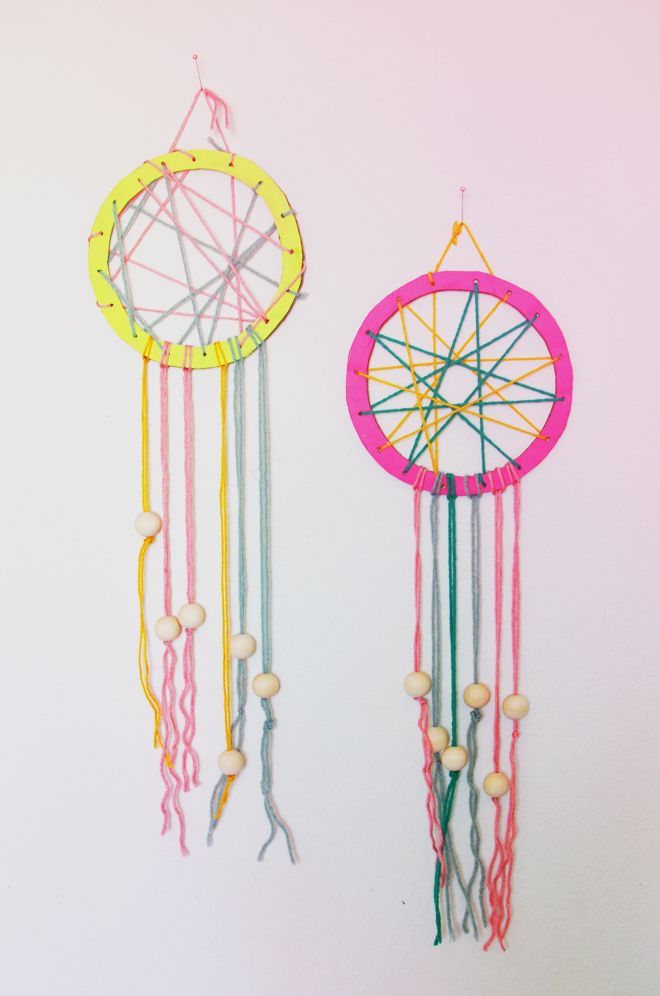 DIY Dreamcatcher For Kids
 camp home cardboard dream catchers