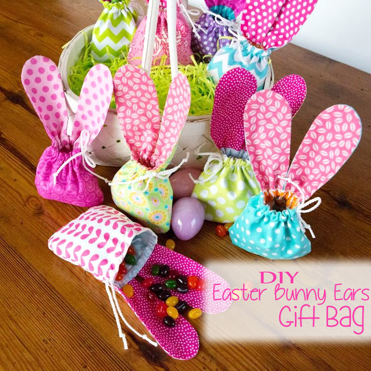 DIY Easter Gift
 DIY Easter Bunny Ears Gift Bag – Kid Craft & Homemade