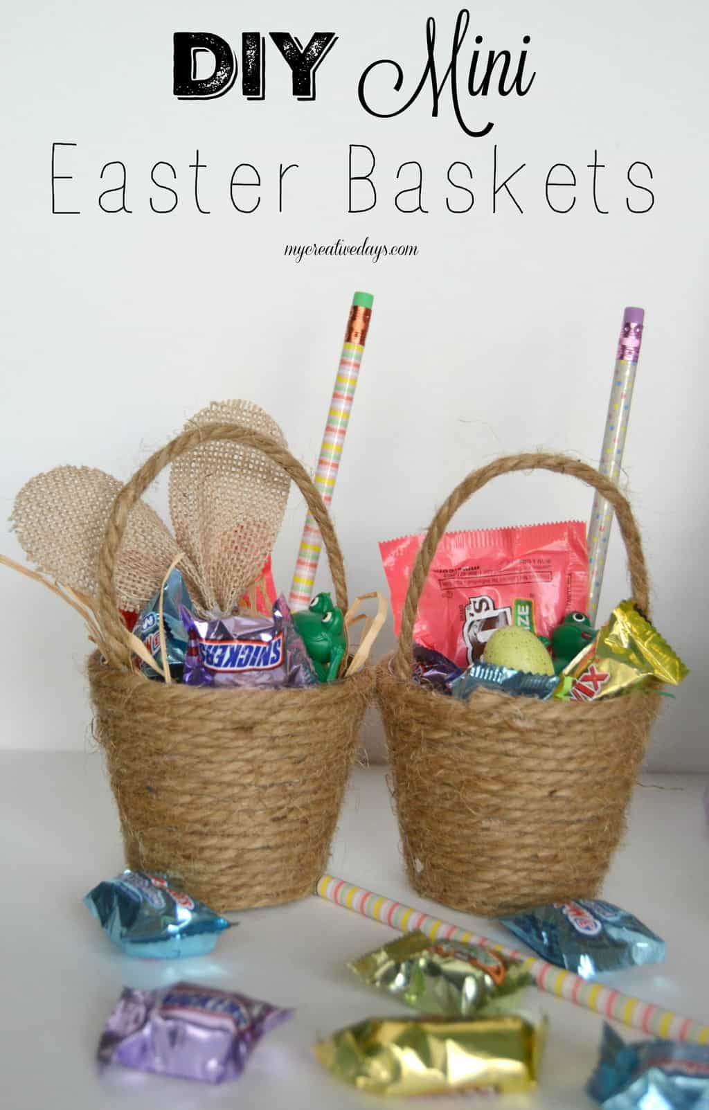 DIY Easter Gift
 DIY Mini Easter Baskets My Creative Days