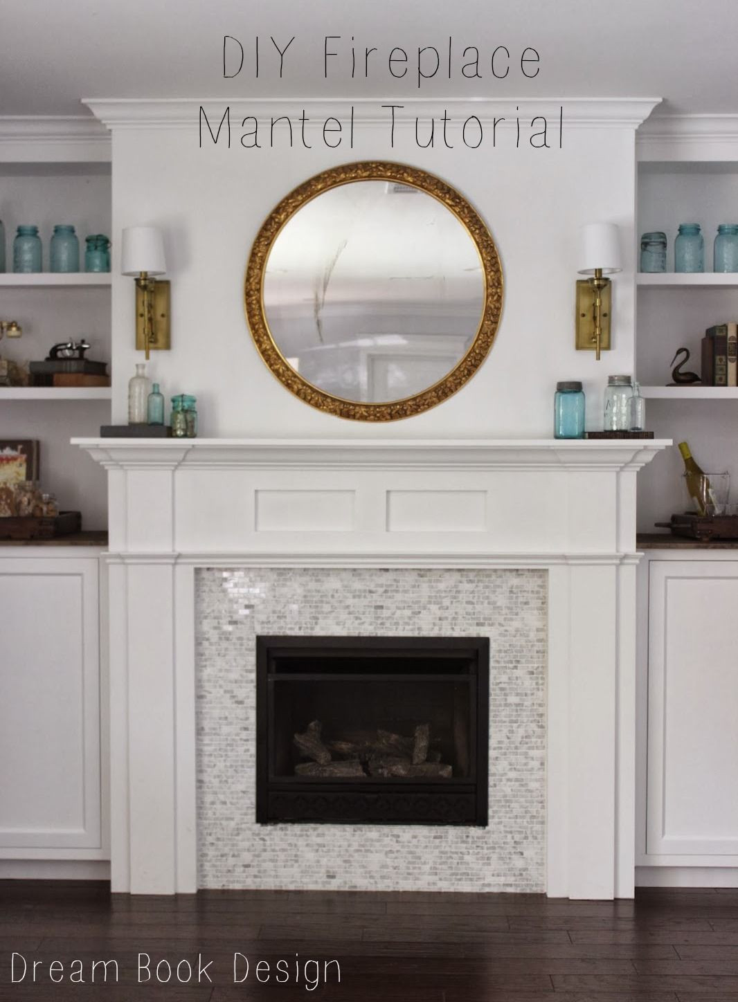 Diy Electric Fireplace Mantel
 DIY Fireplace Mantel Tutorial