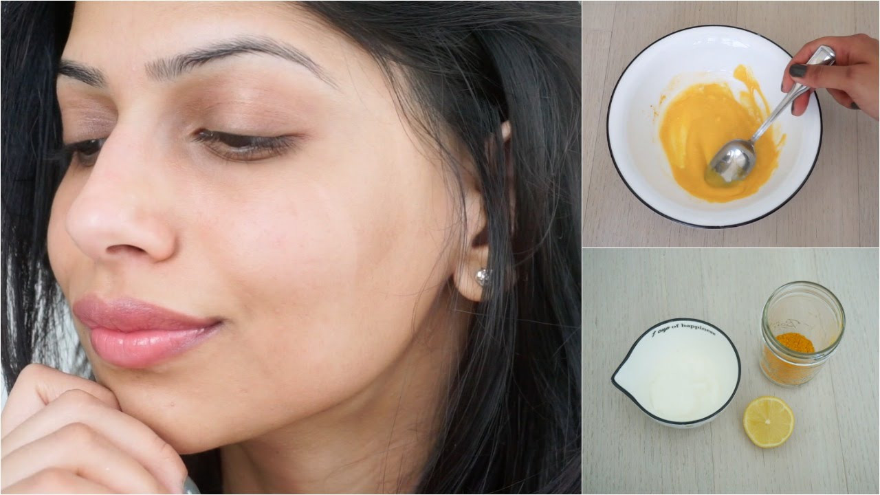 DIY Face Mask For Clear Skin
 DIY Face Mask for Clear Glowing Skin Turmeric Yogurt