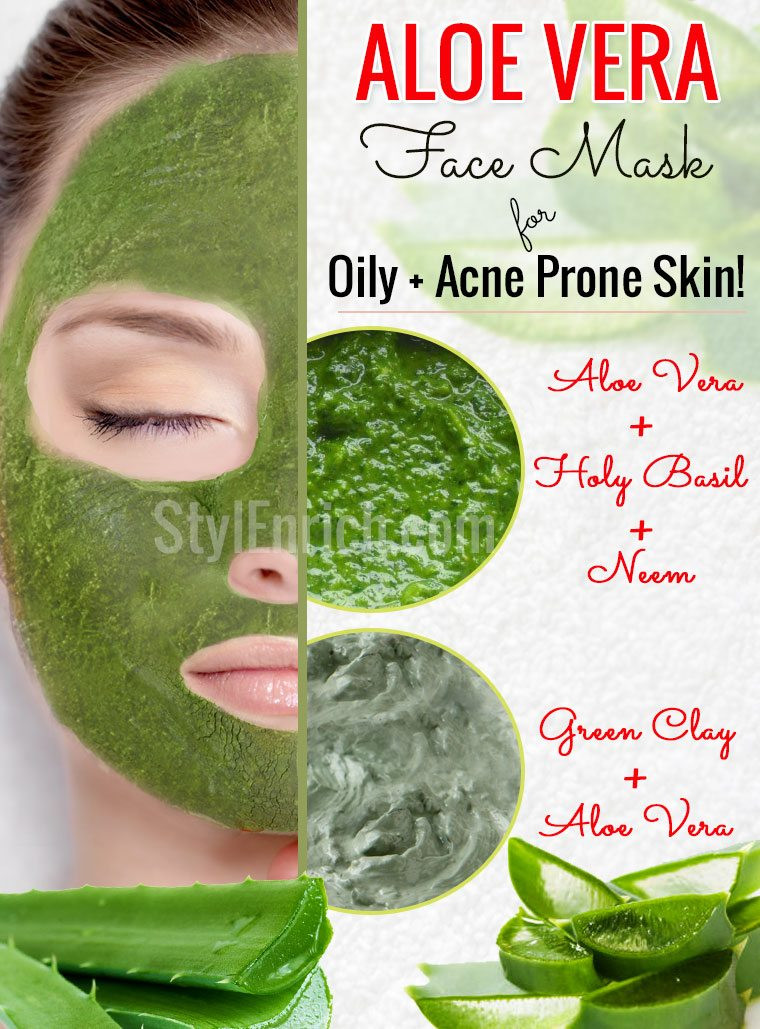 DIY Face Mask For Oily Skin And Acne
 Aloe Vera Face Masks for Oily and Acne Prone Skin