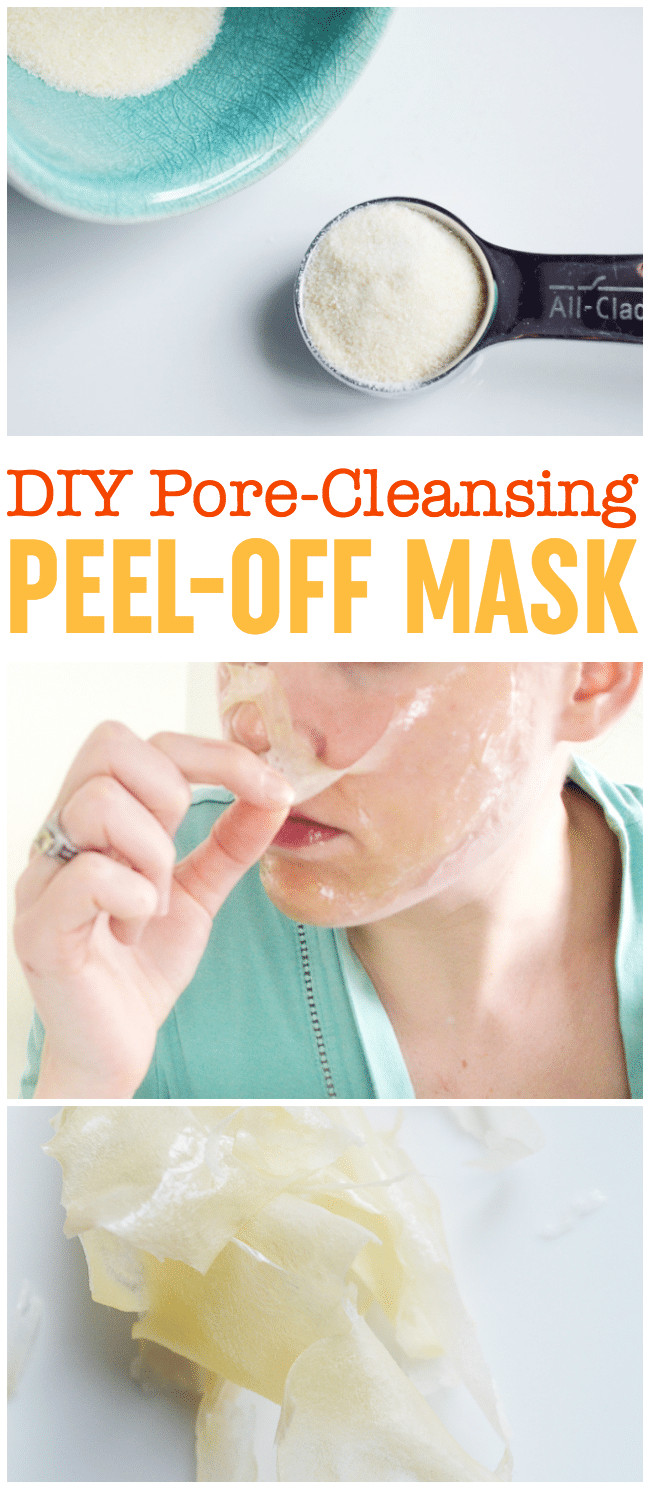 DIY Facial Mask For Pores
 DIY Peel f Mask Pore Cleansing Blackhead Busting Face