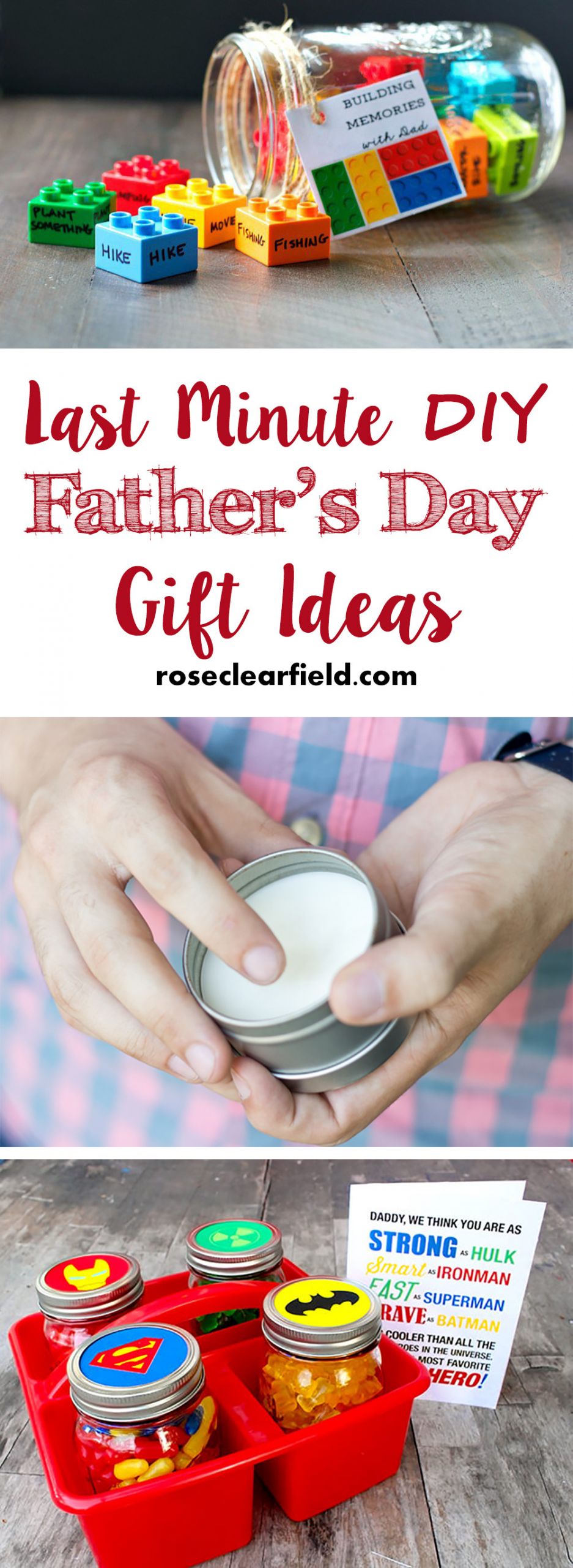 Diy Fathers Day Gifts From Kids
 Last Minute DIY Father s Day Gift Ideas • Rose Clearfield