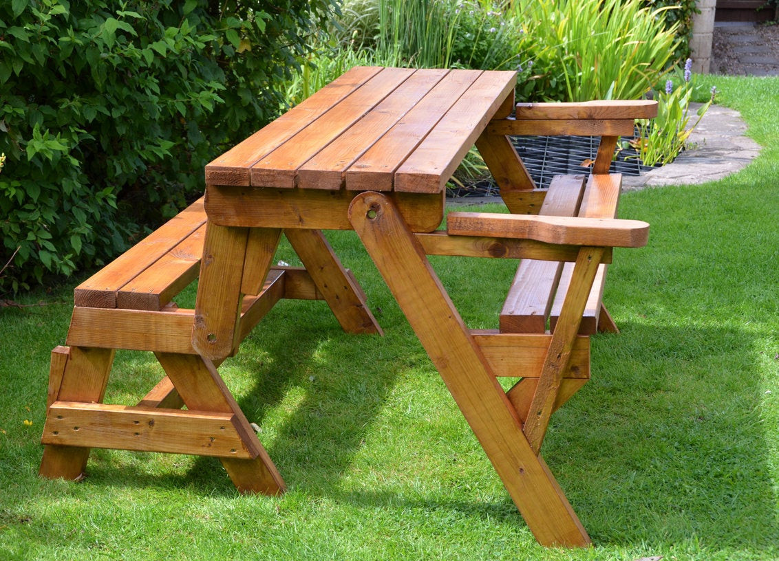 DIY Folding Table Plans
 Folding Picnic Table Bench Plans Patio Furniture