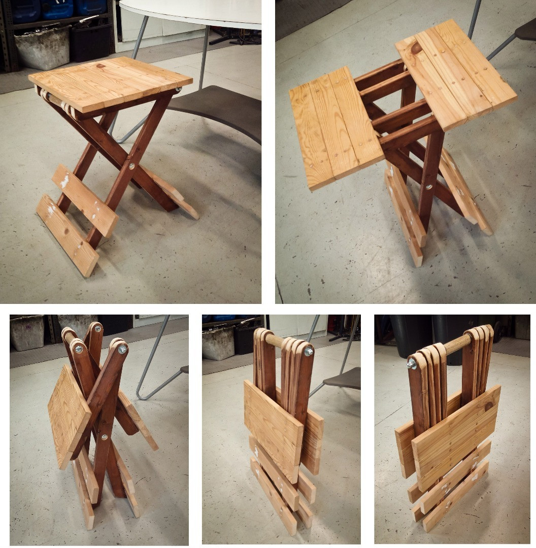 DIY Folding Table Plans
 small folding table 4