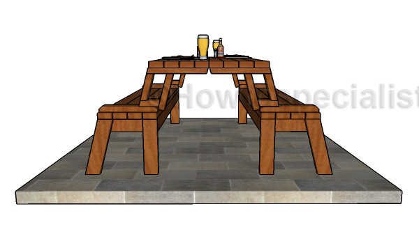 DIY Folding Table Plans
 Folding Picnic Table Plans