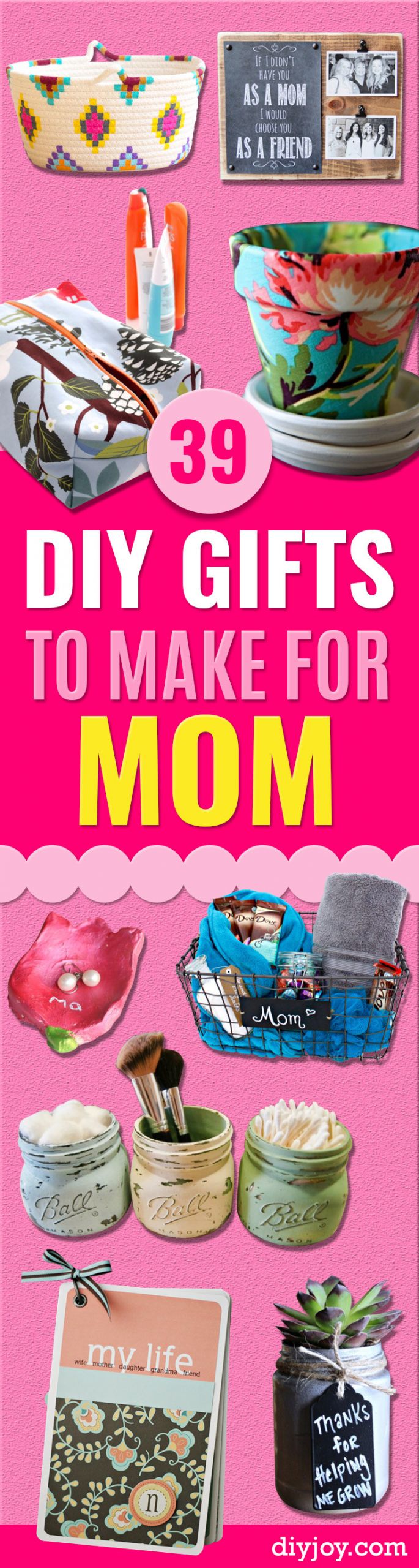 DIY Gift Baskets For Mom
 39 Creative DIY Gifts to Make for Mom