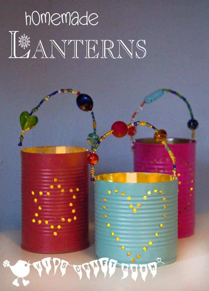 DIY Gifts For Kids To Make
 Homemade Gifts Tin Can Lanterns Kids Craft Room