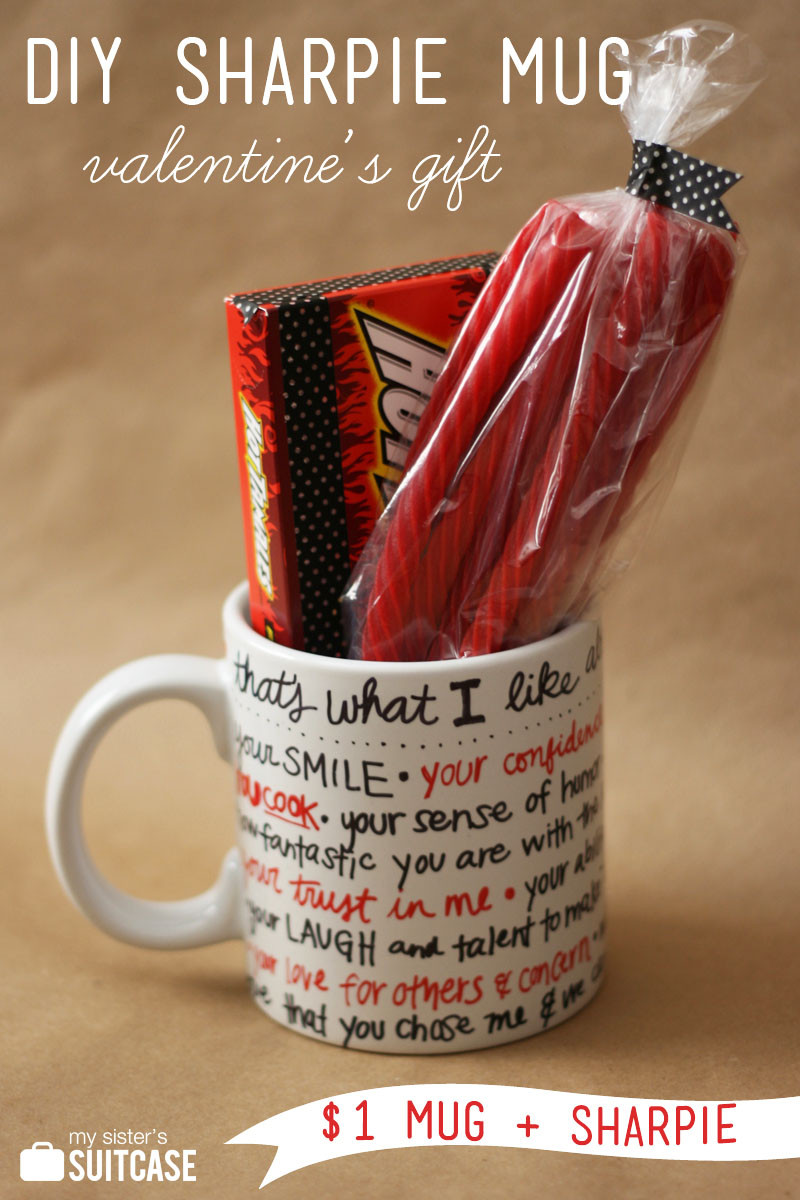 DIY Gifts For Sisters
 DIY Sharpie Mug Valentine Gift My Sister s Suitcase