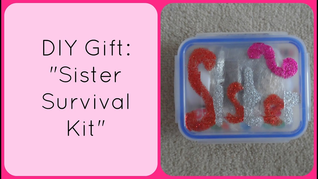 DIY Gifts For Sisters
 DIY Christmas Gift "Sister Survival Kit"