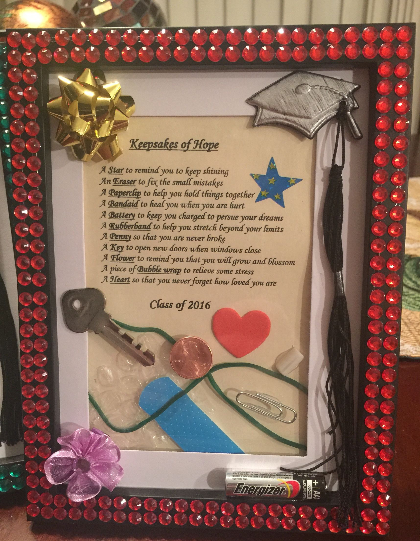 Diy Graduation Gift Ideas
 Graduation Gift Keepsakes of hope The perfect DIY