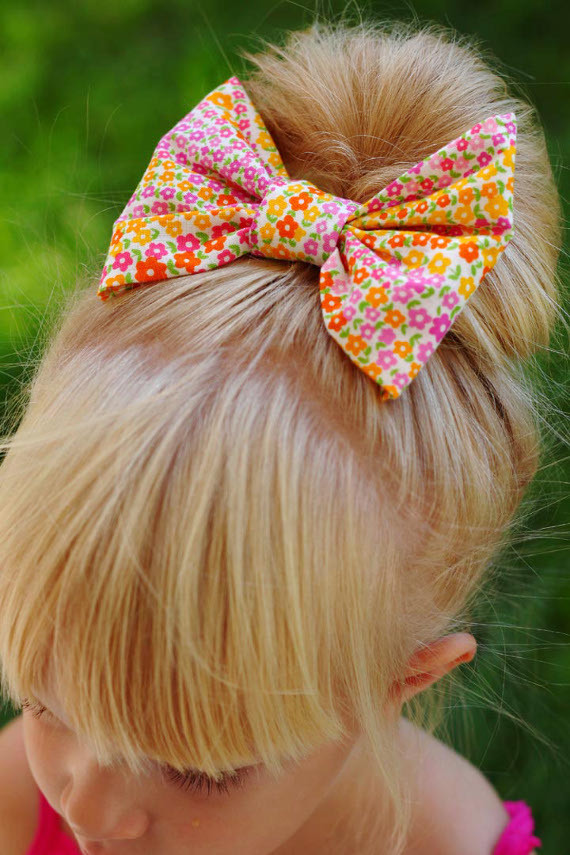 DIY Hair Bows With Ribbon No Sew
 No Sew Hair Bows Think Crafts by CreateForLess